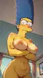 simpsons xxx hq - Longing That Lives in the Dark - AI generated portrait image in 1080x1920 resolution by @anon