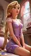 sex rapunzel - The Flame That Made Its Own Rules - AI generated portrait image in 1080x1920 resolution by @anon