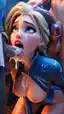 Anna Frozen R34 - A Flame That Turned Softly Dangerous - AI generated portrait image in 1080x1920 resolution by @anon