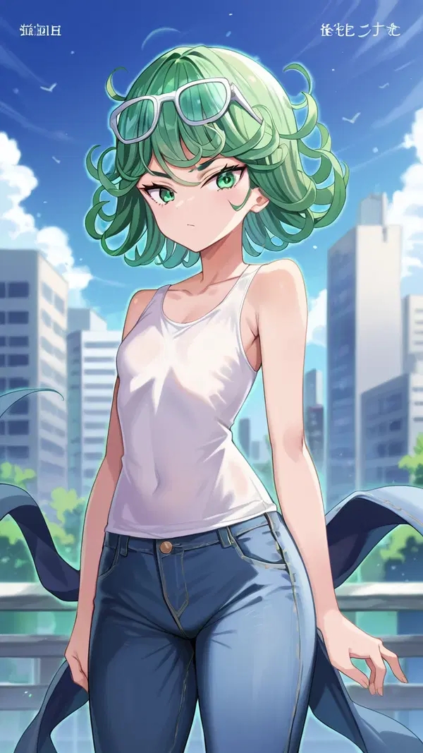 tatsumaki roblox - A Whisper That Became My Only Direction - AI generated portrait image in 1080x1920 resolution by @anon