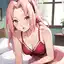 sexy sakura ai - When Static Stops Asking Permission - AI generated square image in 1080x1080 resolution by @anon