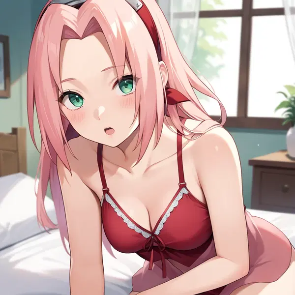 sexy sakura ai - When Static Stops Asking Permission - AI generated square image in 1080x1080 resolution by Anonymous Creator