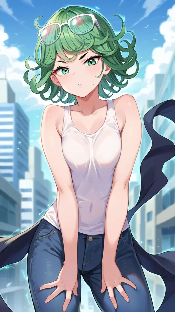 one punch man tatsumaki height - A Promise Made of Burn - AI generated portrait image in 1080x1920 resolution by Anonymous Creator