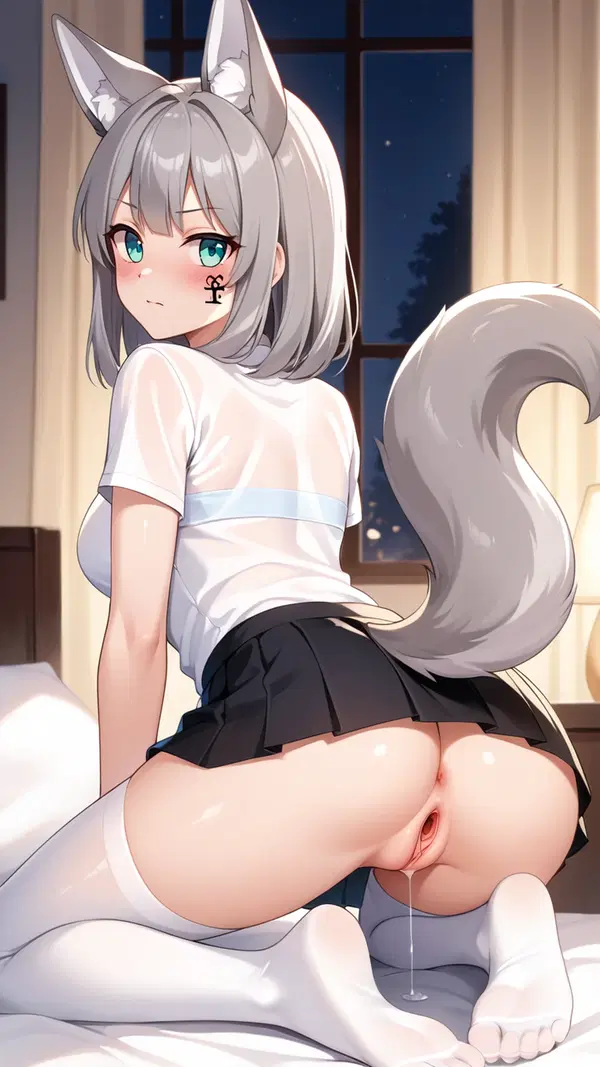 genie hentai - The Midnight That Stayed Beneath My Skin - AI generated portrait image in 1080x1920 resolution by Anonymous Creator