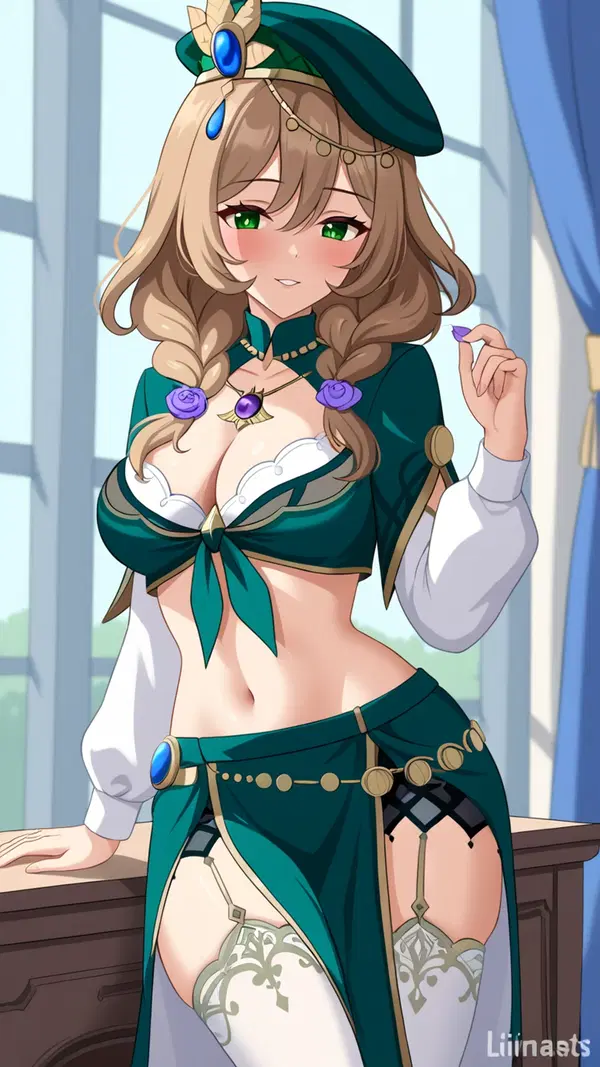 genshin impact nude mods - A Tremor That Cut Through Silence - AI generated portrait image in 1080x1920 resolution by Anonymous Creator