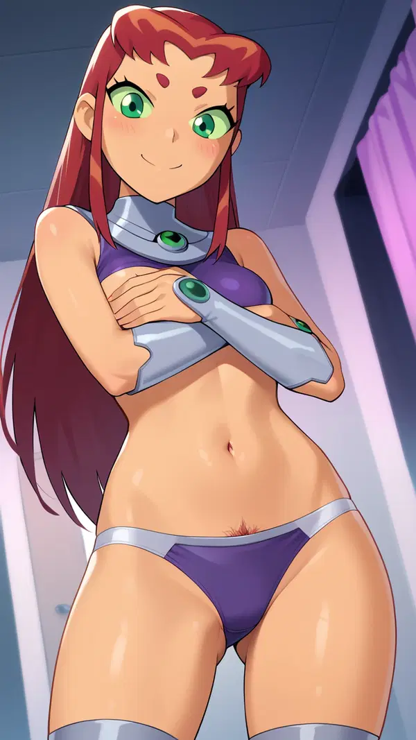 starfire porn cosplay - A Temptation That Took the Long Way Back - AI generated portrait image in 1080x1920 resolution by Anonymous Creator