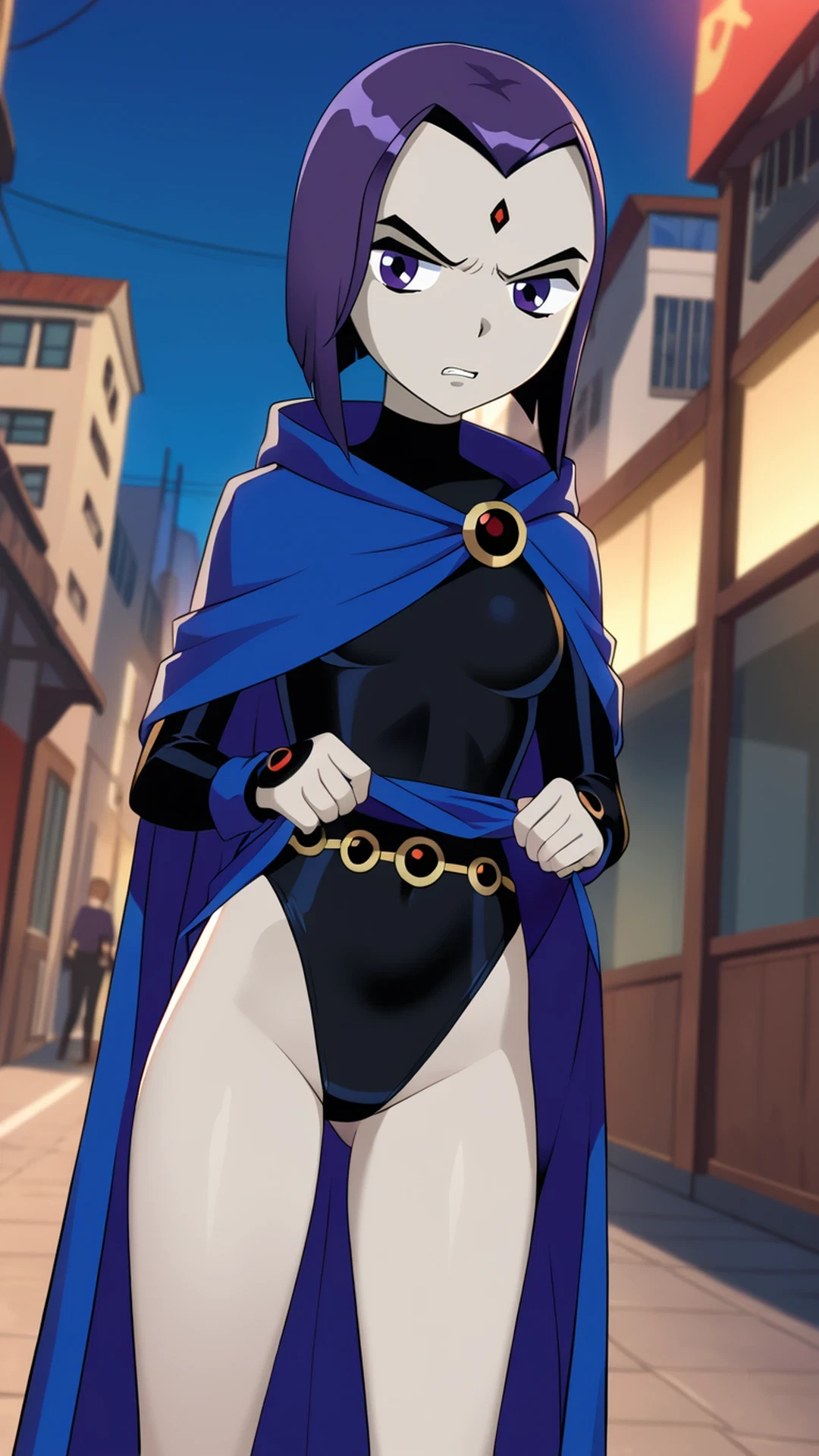 teen titans raven plush - The Flame That Opened Like a Bruise