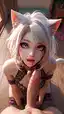 naked girl cartoon - When Desire Speaks Without Words - AI generated portrait image in 1080x1920 resolution by @anon