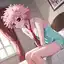 mina ashido mbti - The Craving That Opened in Shadow - AI generated square image in 1080x1080 resolution by @anon