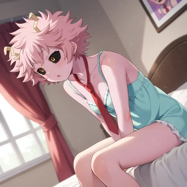 mina ashido mbti - The Craving That Opened in Shadow - AI generated square image in 1080x1080 resolution by @anon