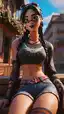 dusty fortnite nude - A Storm That Turned Want Into Weather - AI generated portrait image in 1080x1920 resolution by @anon