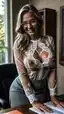 huge tits ai porn - The Shiver That Felt Like a Warning - AI generated portrait image in 1080x1920 resolution by Anonymous Creator