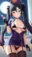 mona genshin impact sex - When the Dark Calls It Silence - AI generated portrait image in 1080x1920 resolution by @anon
