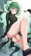 tatsumaki powers - The Darkness That Opened in Shadow - AI generated portrait image in 1080x1920 resolution by @anon