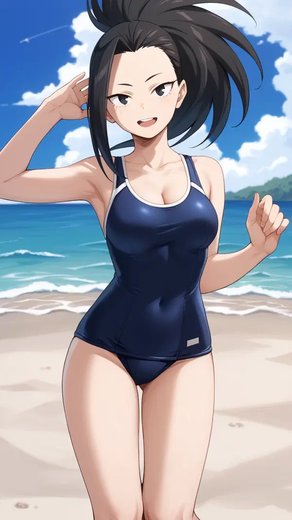 eri naked mha - The Gravity That Fell Through the Hours - AI generated portrait image in 1080x1920 resolution by @anon