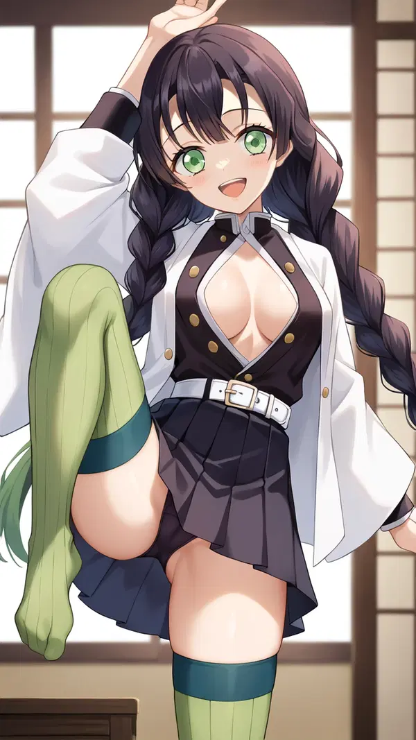 mitsuri r34 cosplay - The Static That Made Control Disappear - AI generated portrait image in 1080x1920 resolution by @anon