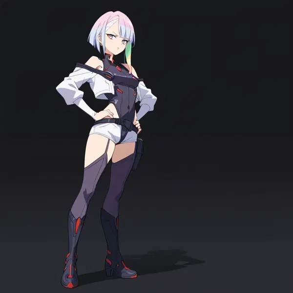 sex cyberpunk edgerunners - The Rush That Never Runs Out - AI generated square image in 1080x1080 resolution by @anon