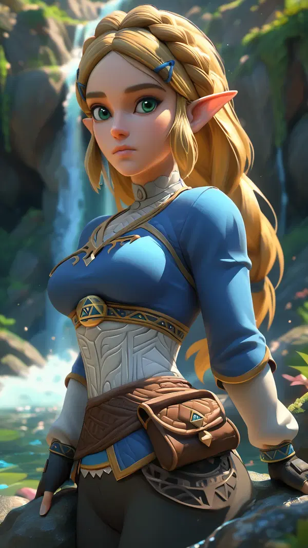 zelda twilight princess porn - Heat That Came and Made Itself at Home - AI generated portrait image in 1080x1920 resolution by Anonymous Creator