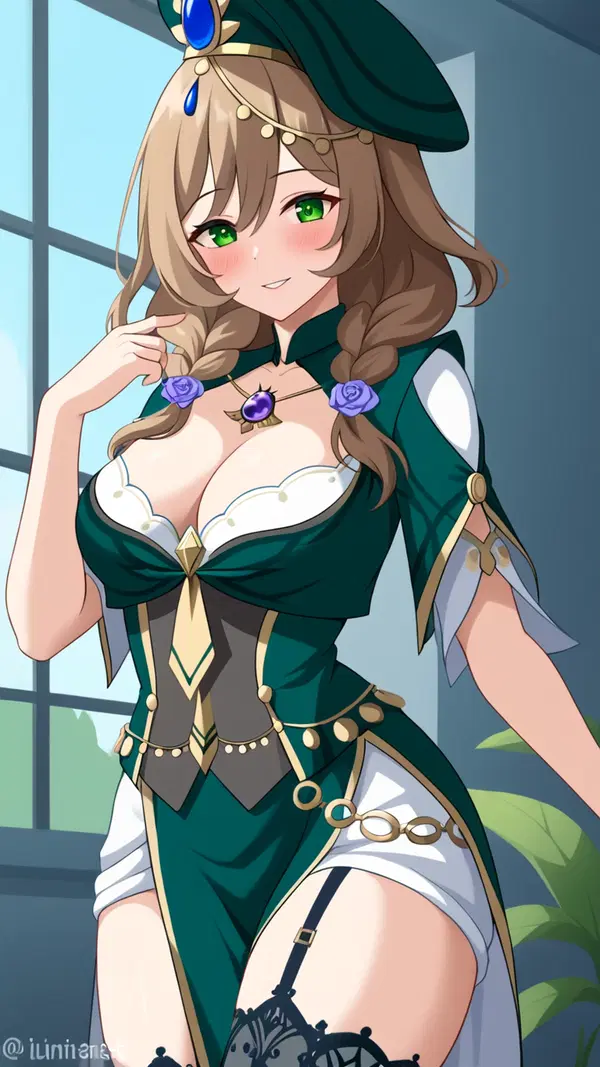 ảnh hentai genshin impact - A Burn That Found Me Again - AI generated portrait image in 1080x1920 resolution by Anonymous Creator