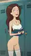 rick and morty summer porn - A Glow That Breathed Under the Surface - AI generated portrait image in 1080x1920 resolution by @anon