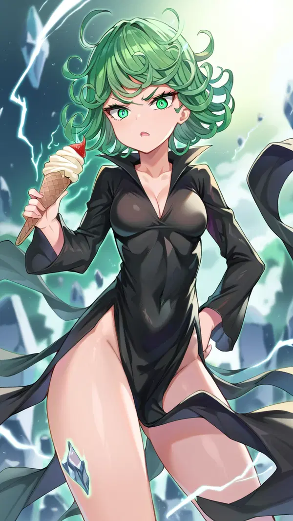 tatsumaki amateurthrowaway - A Midnight That Learned to Sound Like Fate - AI generated portrait image in 1080x1920 resolution by Anonymous Creator