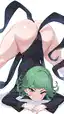 tatsumaki legs - The Yearning That Wrote Itself in Smoke - AI generated portrait image in 1080x1920 resolution by @anon
