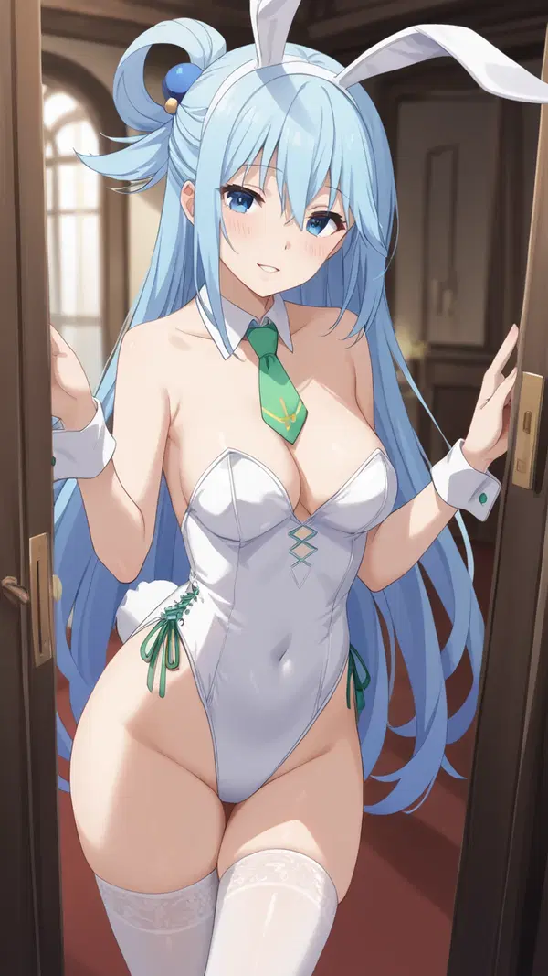 konosuba hentai español - All the Heat Without the Warning - AI generated portrait image in 1080x1920 resolution by @anon