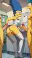 lisa simpsons porn - The Friction Beneath the Silence - AI generated portrait image in 1080x1920 resolution by @anon