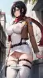 attack on titan manga hentai - A Moonlight That Turned the Key - AI generated portrait image in 1080x1920 resolution by @anon