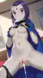 raven teen titans footjob - No Limits Just Pure Fire - AI generated portrait image in 1080x1920 resolution by @anon