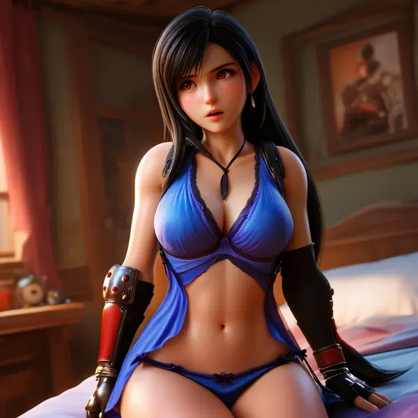 tifa lockhart porn games - Burning Without Needing a Reason - AI generated square image in 1080x1080 resolution by @anon