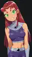 hentai game teen titans - The Glow That Changed Shape in the Dark - AI generated portrait image in 1080x1920 resolution by @anon