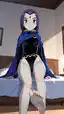 raven hentai gifs - All the Heat Without the Warning - AI generated portrait image in 1080x1920 resolution by @anon