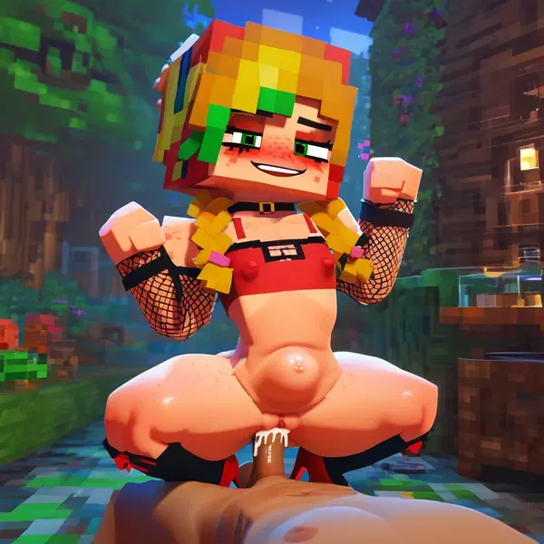 minecraft bia xxx - A Static That Moved Like a Secret - AI generated square image in 1080x1080 resolution by @anon