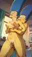simpsons comic hentai - A Static Too Deep to Name - AI generated portrait image in 1080x1920 resolution by @anon