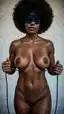 ebony big tits onlyfans - A Danger That Refused the Morning - AI generated portrait image in 1080x1920 resolution by @anon