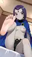 raven thick xxx - A Fall That Held the Door Open - AI generated portrait image in 1080x1920 resolution by @anon