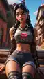 fortnite undercover skye xxx - A Danger That Waited Behind My Eyes - AI generated portrait image in 1080x1920 resolution by @anon