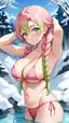 demon slayer art style ai - The Thirst That Stayed After Midnight - AI generated portrait image in 1080x1920 resolution by @anon