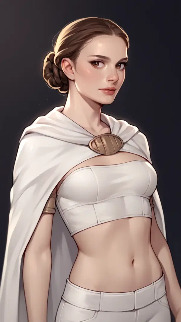 star wars episode 2 padme - A Pressure That Could Not Bury - AI generated portrait image in 1080x1920 resolution by @anon