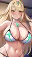 mythra xenoblade chronicles 2 - What Temptation Does After Midnight - AI generated portrait image in 1080x1920 resolution by @anon