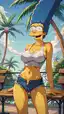 sex games simpsons - The Echo That Waited Behind My Eyes - AI generated portrait image in 1080x1920 resolution by @anon