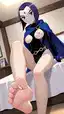 raven sfm porn - An Undertow That Left No Easy Exit - AI generated portrait image in 1080x1920 resolution by Anonymous Creator