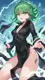 tatsumaki pirn - Forbidden Touch Too Addictive - AI generated portrait image in 1080x1920 resolution by @anon