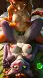 ai generated furry art - The Ache That Left a Mark - AI generated portrait image in 1080x1920 resolution by Anonymous Creator