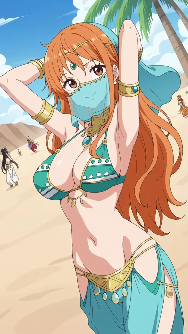 one piece harem porn - A Velvet That Made Its Own Rules - AI generated portrait image in 1080x1920 resolution by @anon