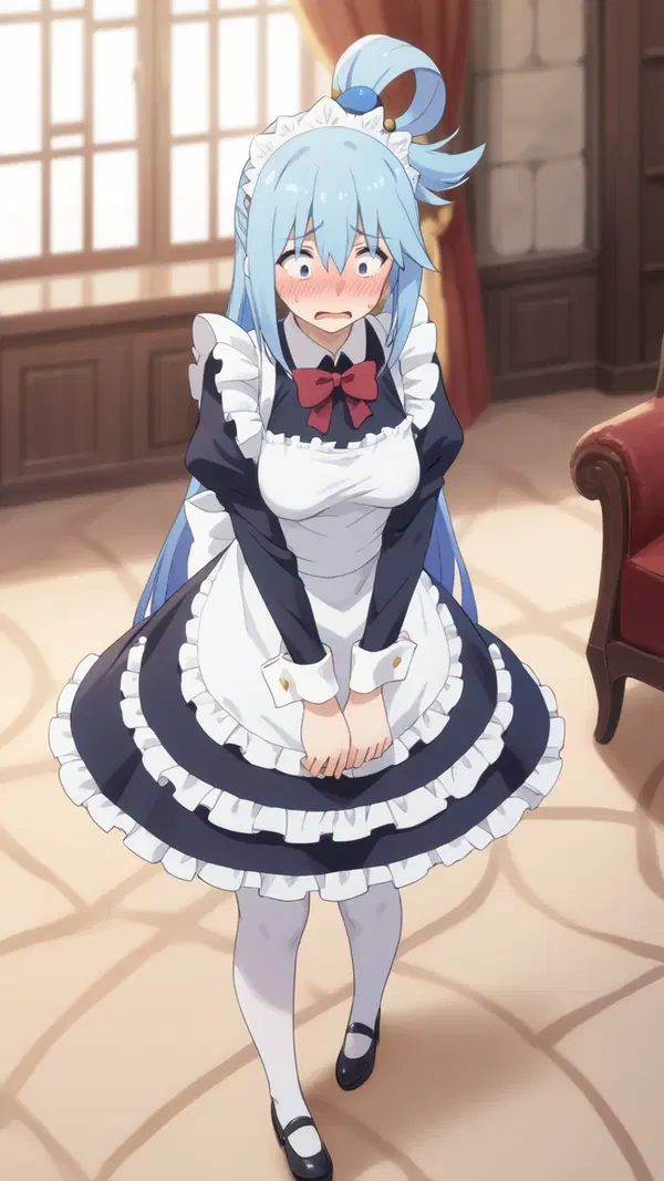 konosuba darkness r34 - A Storm That Learned My Name - AI generated portrait image in 1080x1920 resolution by @anon