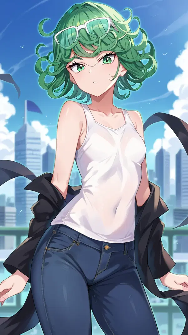 hentai one punch man fubuki - The Heat That Is Always Here When I Need It - AI generated portrait image in 1080x1920 resolution by Anonymous Creator
