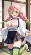 mitsuri kanroji hentai comic - Want That Cuts Like Glass - AI generated portrait image in 1080x1920 resolution by @anon