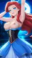 shemale ariel demure porn - A Restlessness That Lit Up the Dark - AI generated portrait image in 1080x1920 resolution by @anon